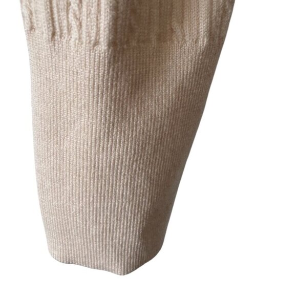 Rare Lululemon Ribbed Merino Wool Cropped Cardigan Women’s Size XL "Bone" - Picture 6 of 10